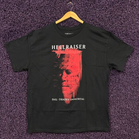 Hellraiser Pinhead Evil, Deadly, Immoral T-Shirt Size Extra Large - Picture 1 of 4